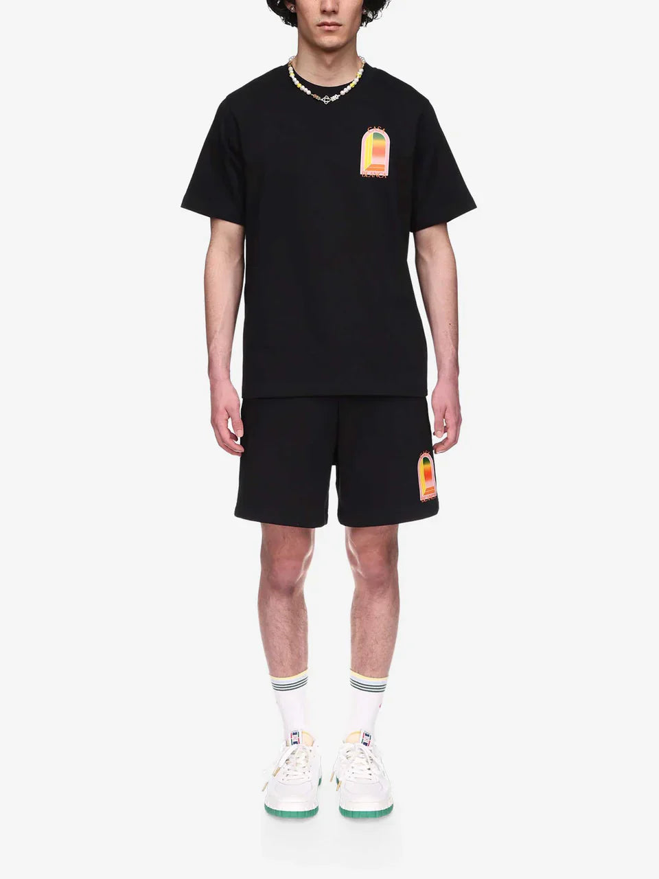 Casa Gradient L'Arche T-Shirt - Black