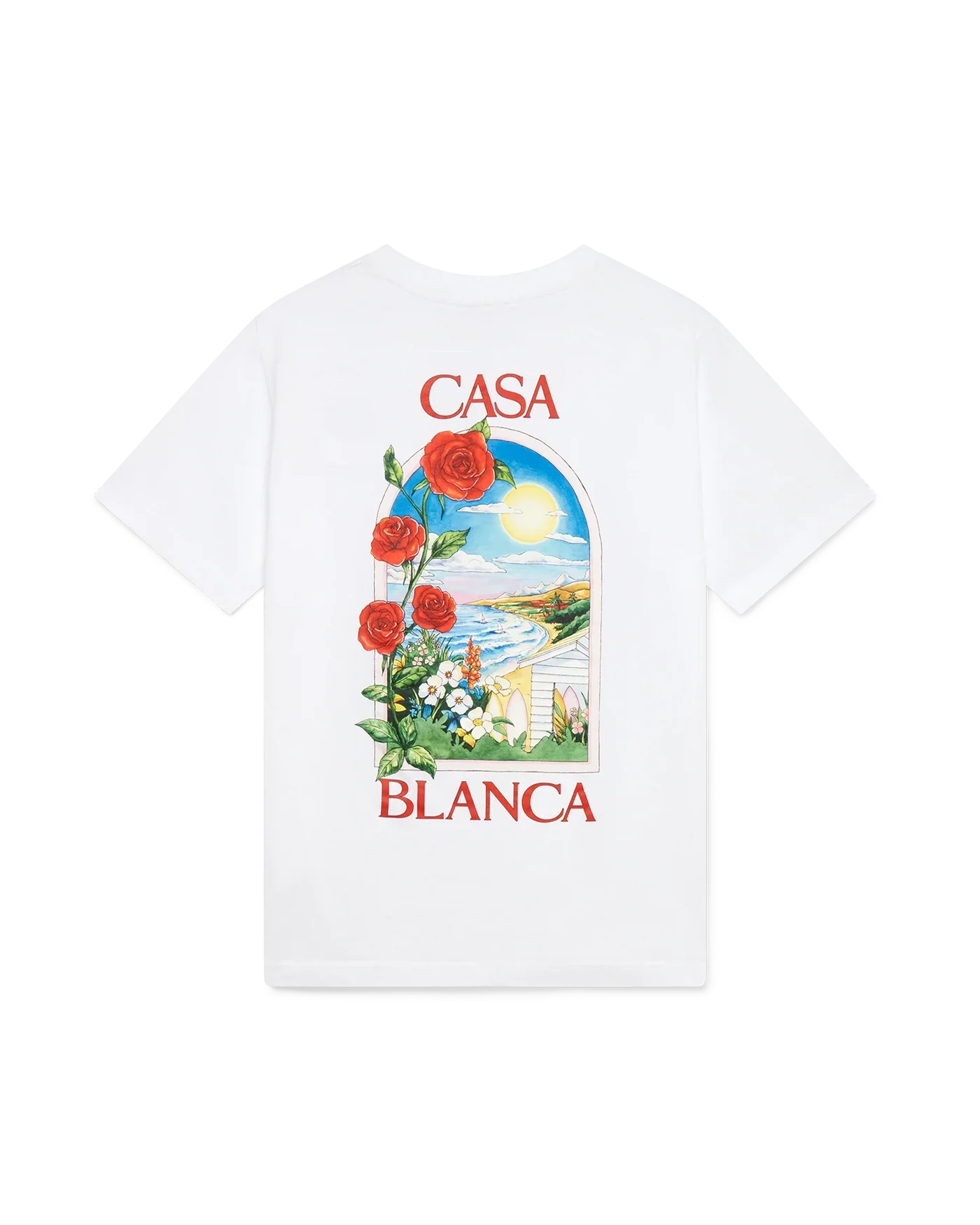 Casablanca Paris - Camiseta LA Days - Blanco