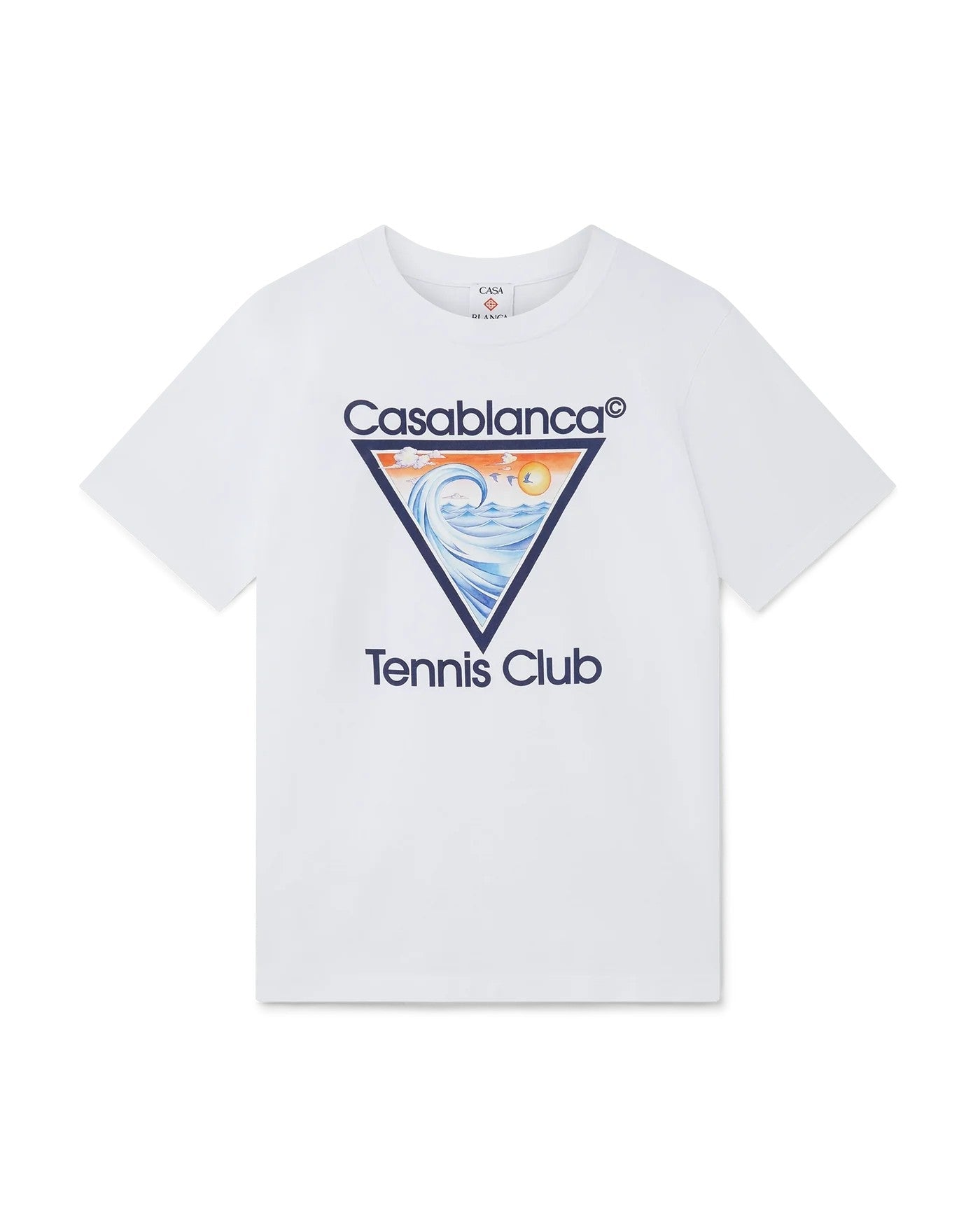 Casablanca Paris - Camiseta Icon Club de Tenis - Blanco