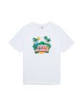 T-Shirt Casa Beach Wave - Blanc