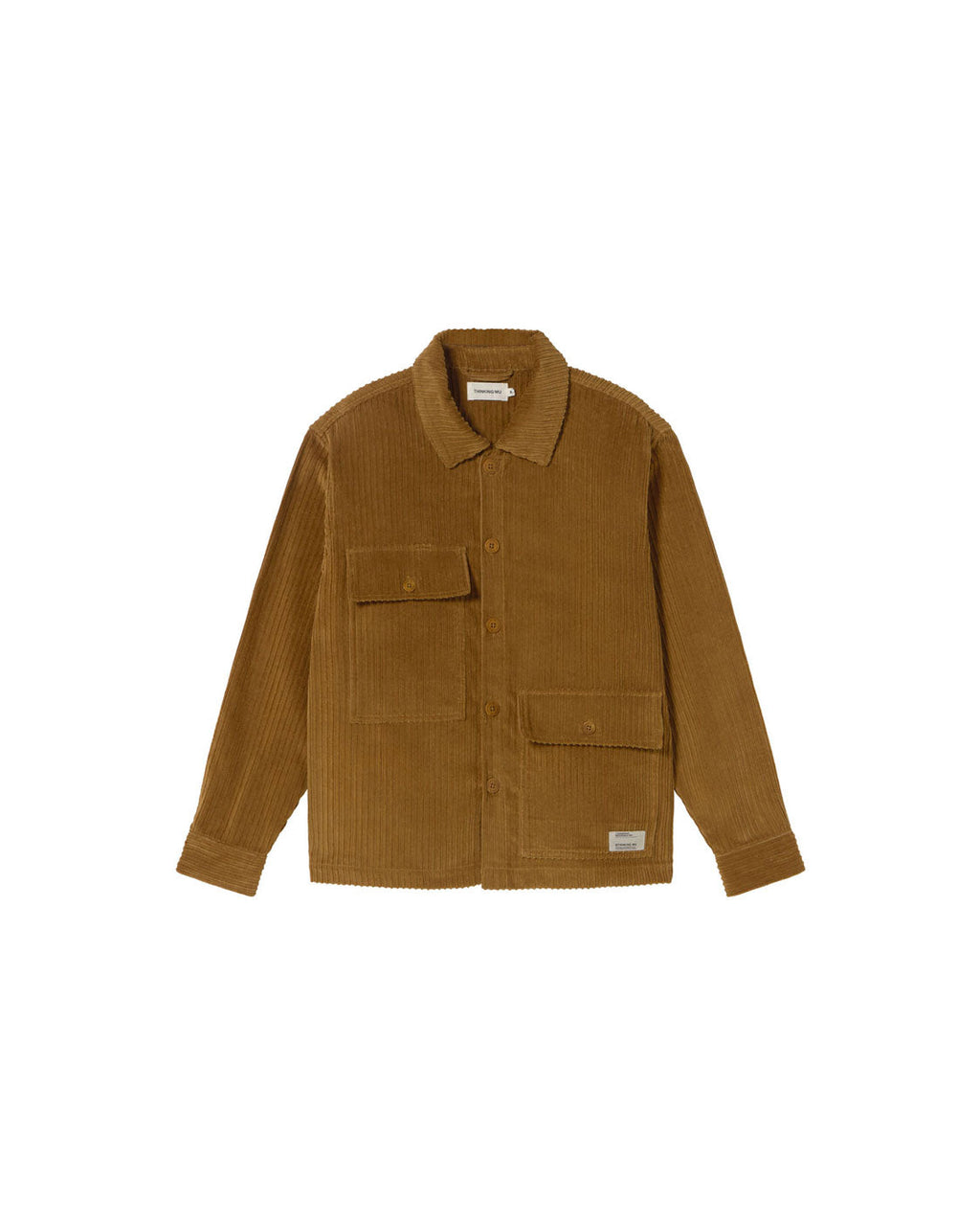 Gabin Corduroy Overshirt - Brown