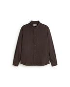Camisa marrón microchecks Ant sostenible silueta - 1
