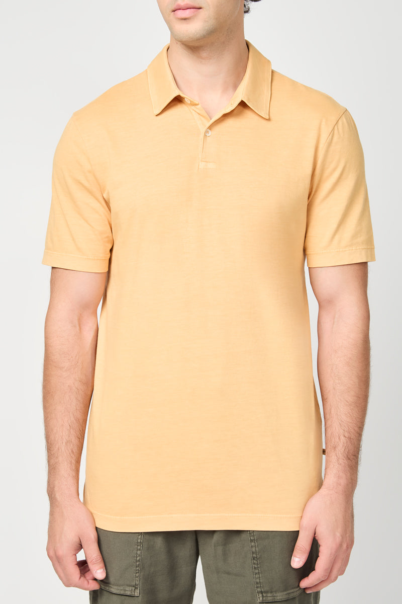 Polo Standard Révisé - Pigment Abricot - Homme