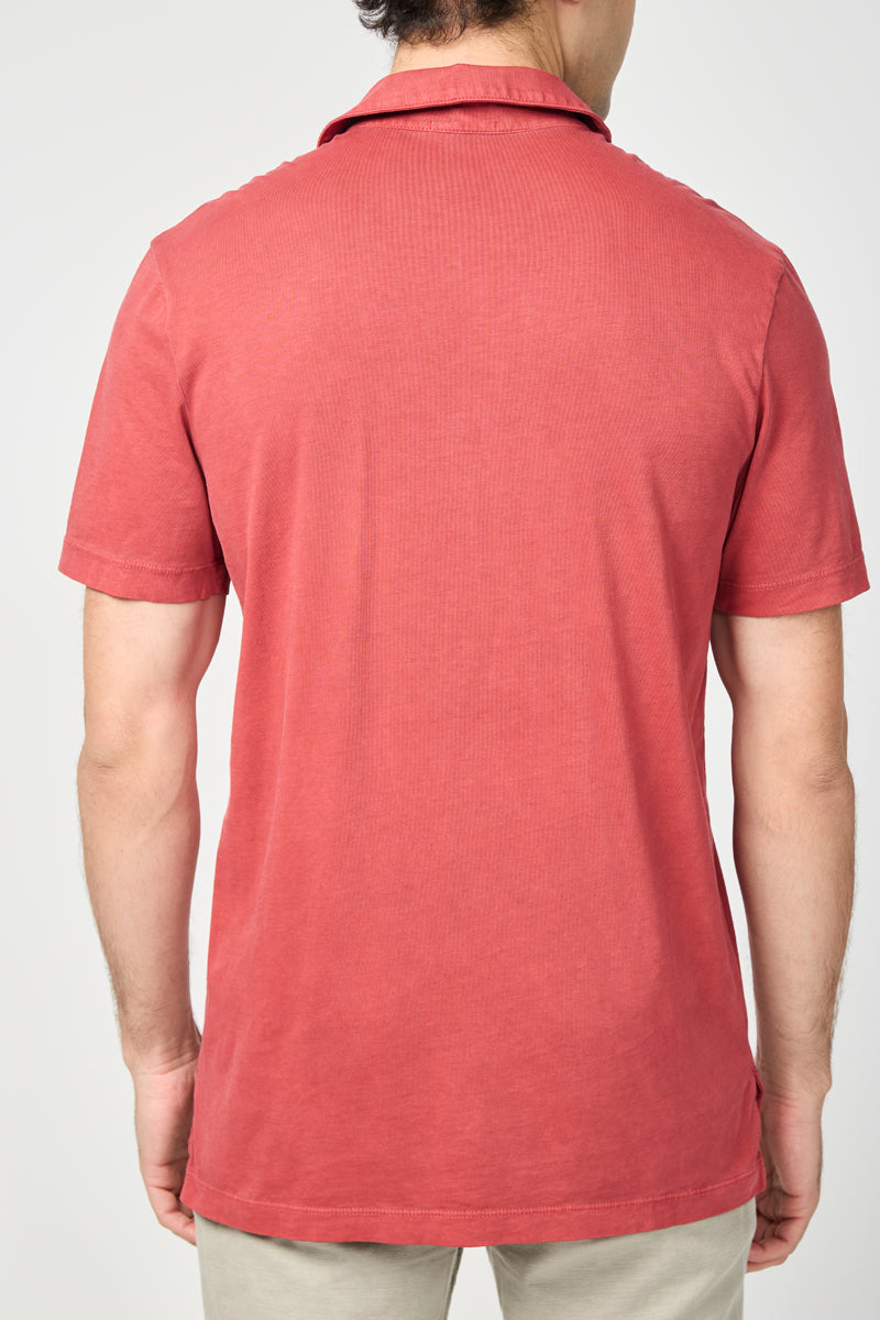 Polo Standard Révisé - Pigment Brique Réfractaire - Homme