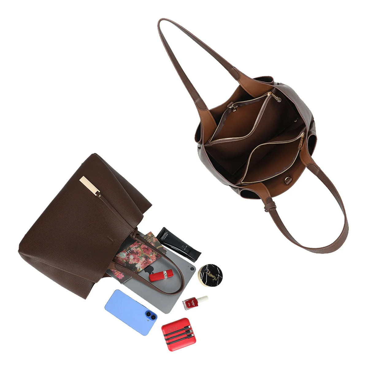 Shopper Yann - Chocoladebruin