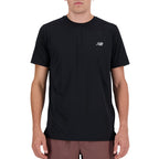 Tee-Shirt Homme New Balance Mt4122 - Noir, Blanc