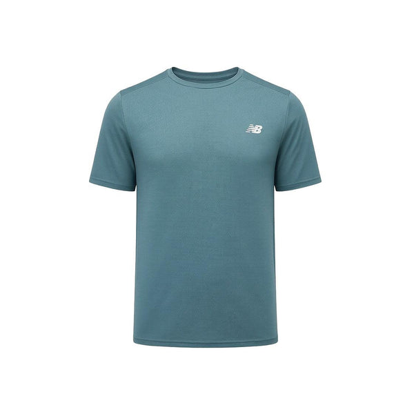 Tee-Shirt Homme New Balance - Bleu Vert