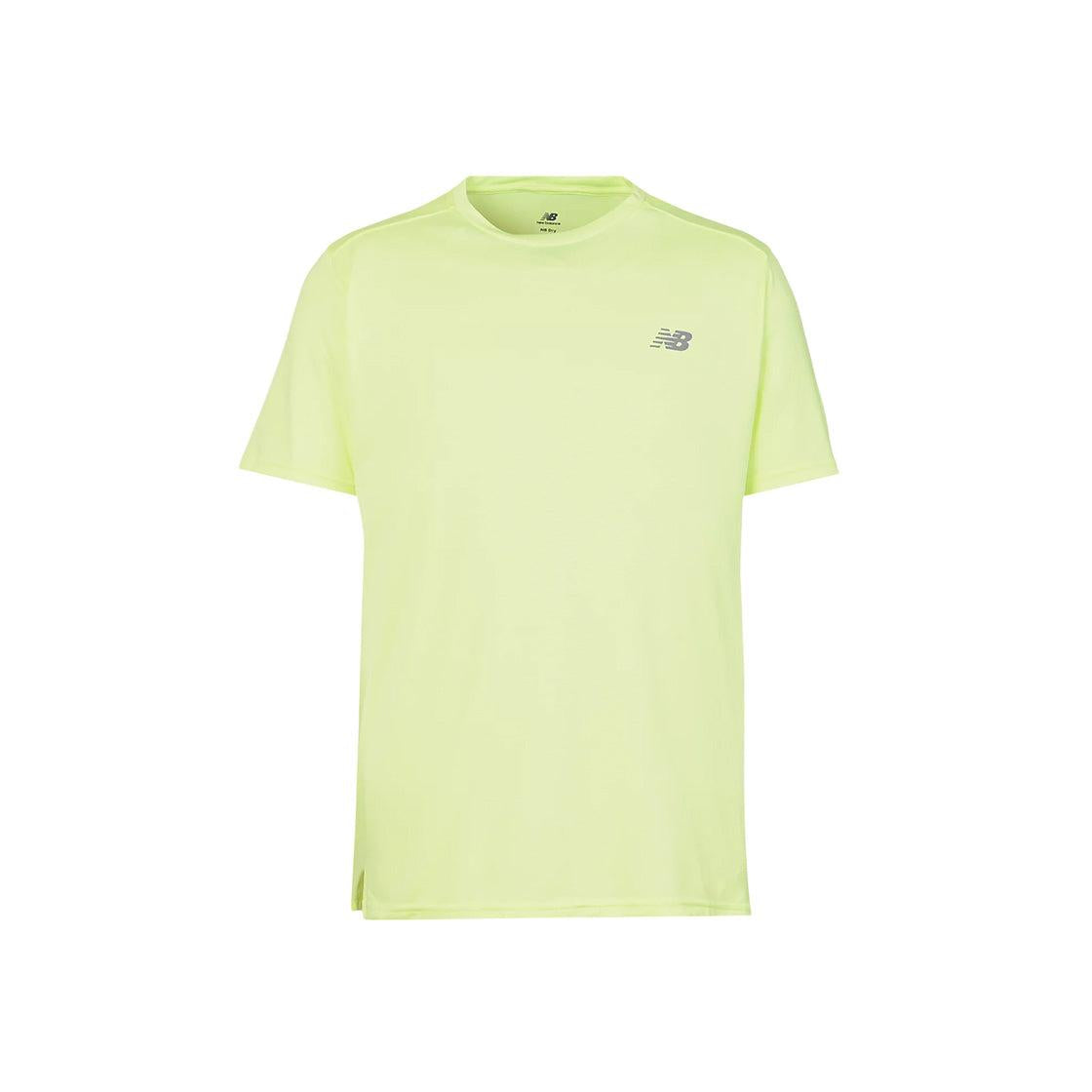 Tee-Shirt Homme New Balance - Vert Fluo