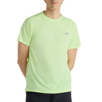 Tee-Shirt Homme New Balance - Vert Fluo