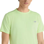 Tee-Shirt Homme New Balance - Vert Fluo