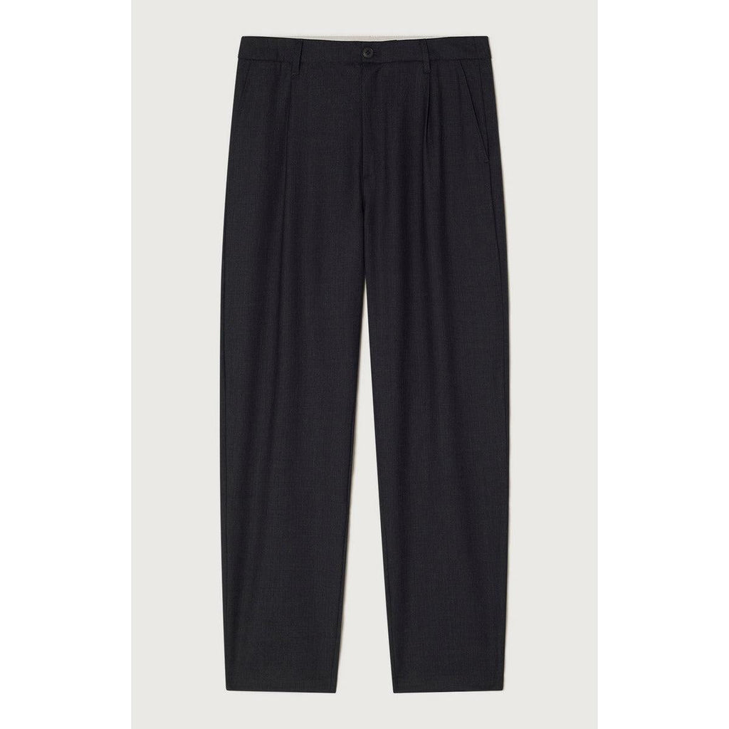 Straight-Leg Trousers - Navy Chine - Men