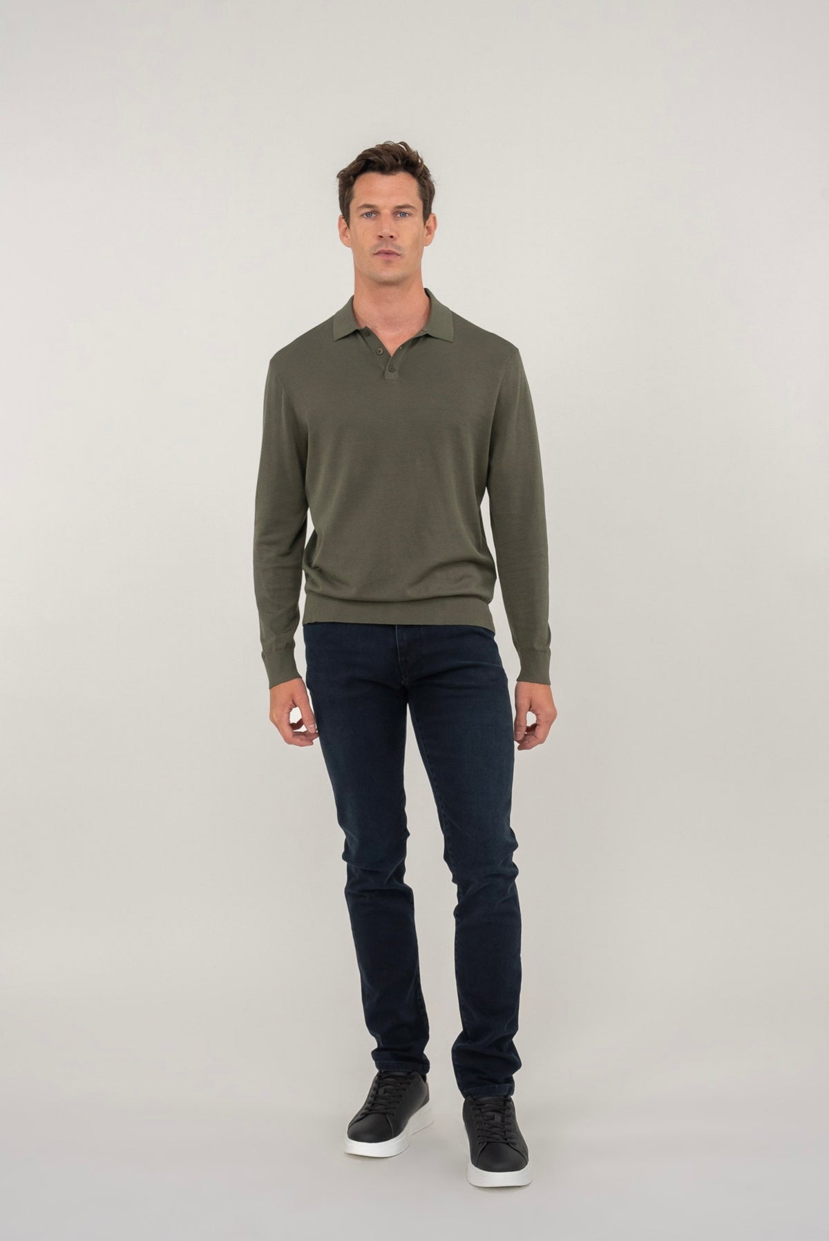 Aansluitende Rechte Broek Nobilis Denim - Donkerblauw - Heren