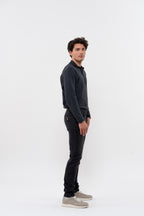 Nobilis Denim Stretch Velsiddende Bukser Med Lige Ben - Grå - Herre