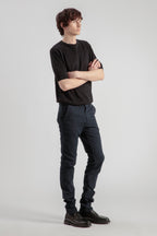 Pantaloni chino aderenti - Blu navy - Uomo