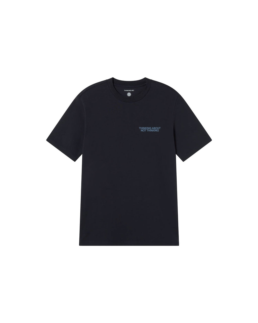 Camiseta navy not thinking Zach sostenible - silueta 1