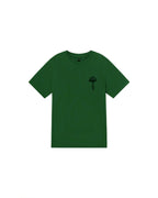 Camiseta verde funghi Zach sostenible - silueta 1
