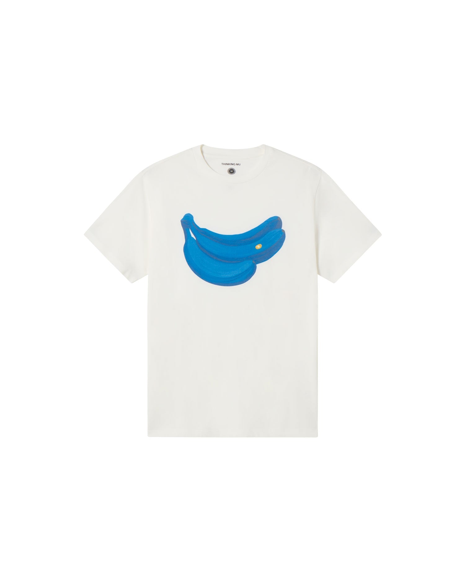 Camiseta blanca bananas Zach sostenible - silueta 1