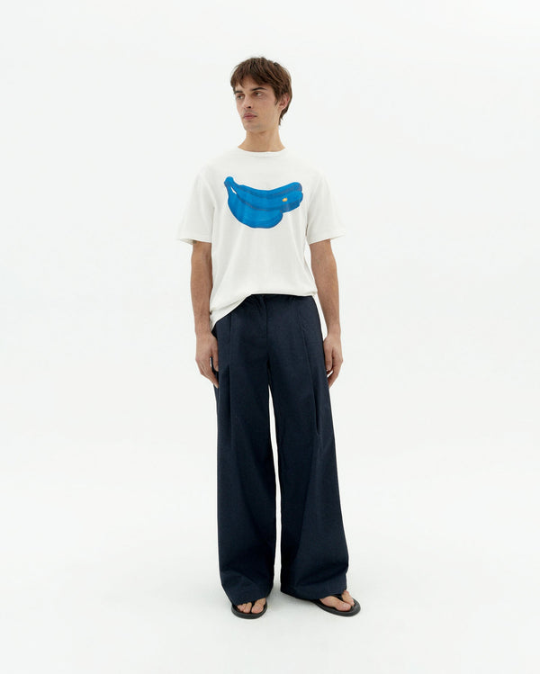T-shirt blanca bananas Zach sostenible-2