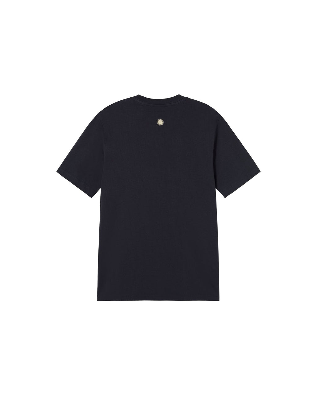 Klassisches marineblaues T-Shirt Sonne Zach nachhaltig - Silhouette 1