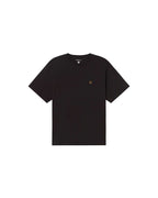 Camiseta negra sol type crudo Aaron sostenible - silueta 1