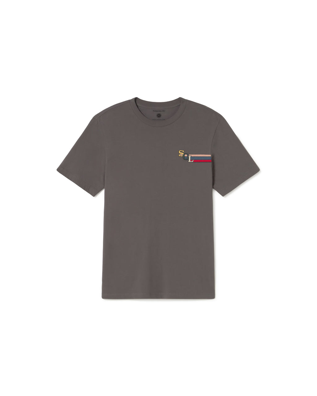 Sostenible gray floor shirt - silueta 1