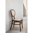 Silla de Comedor Eloise EN Madera de Olmo - Marrón