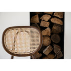 Silla de Comedor Eloise EN Madera de Olmo - Marrón