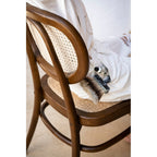 Silla de Comedor Eloise EN Madera de Olmo - Marrón