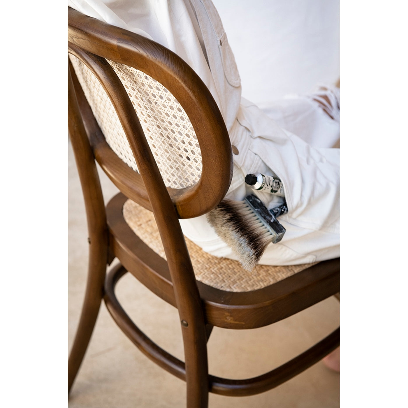 Silla de Comedor Eloise EN Madera de Olmo - Marrón