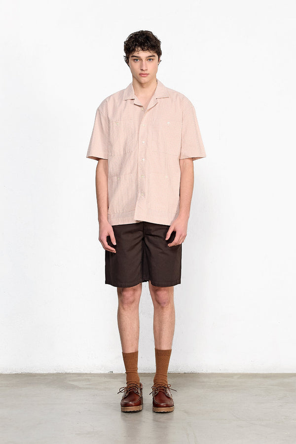 Camisa de manga corta Multi Pocket Pink