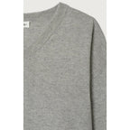 V-Neck Jumper - Light Grey Marl - Men