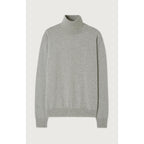 Pull Col Roulé - Gris Clair Chine - Homme
