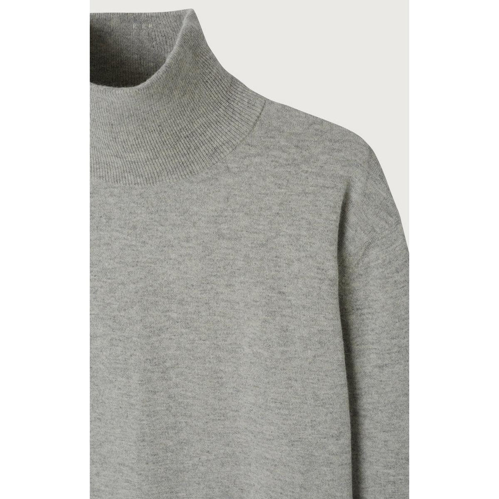 Pull Col Roulé - Gris Clair Chine - Homme