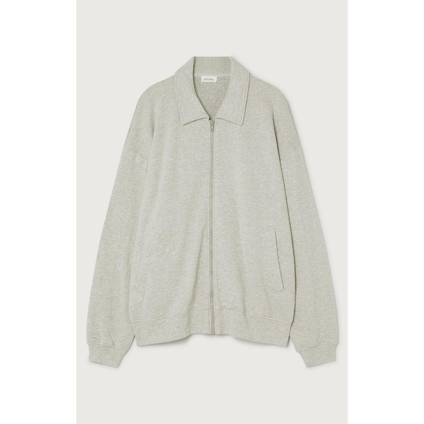 Zip Sweatshirt - Grey Marl - Men