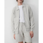 Zip Sweatshirt - Grey Marl - Men