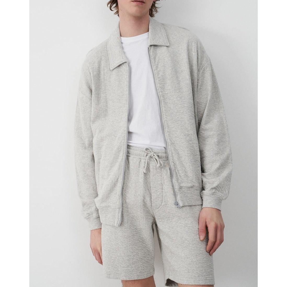 Zip Sweatshirt - Grey Marl - Men