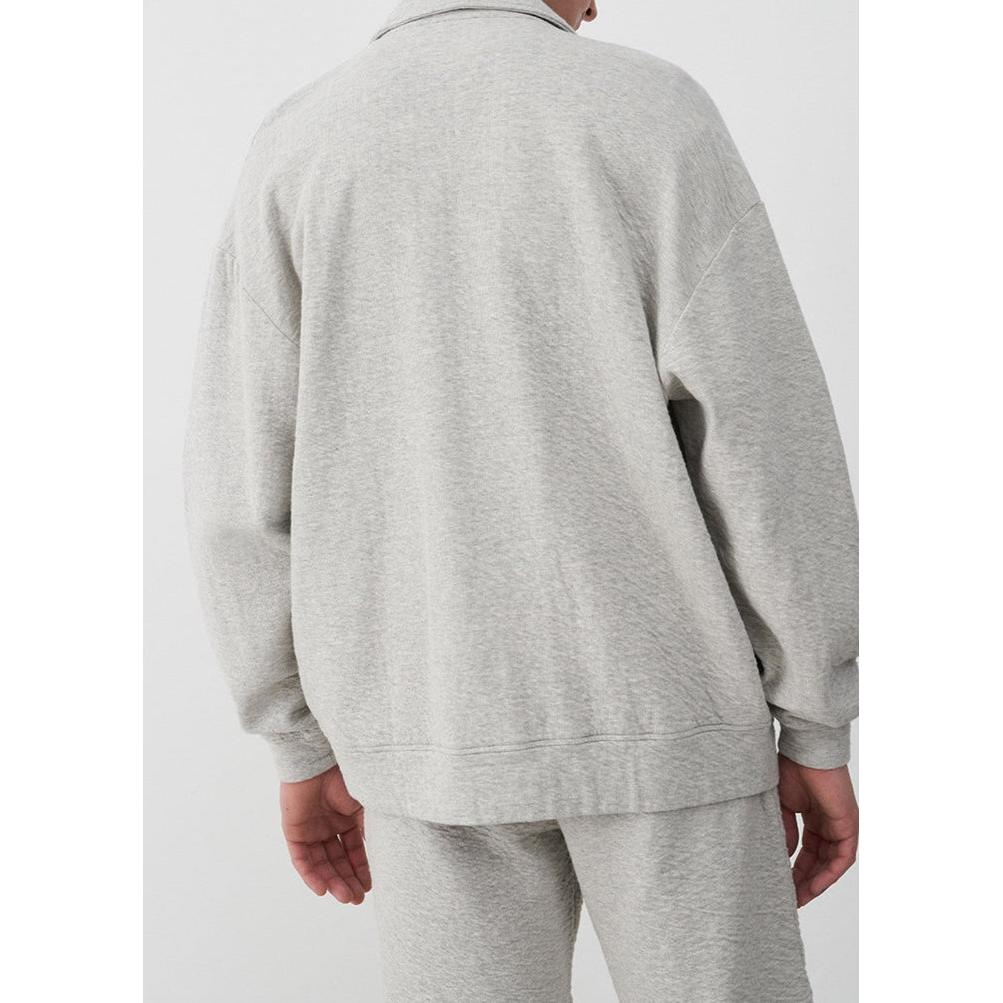 Zip Sweatshirt - Grey Marl - Men