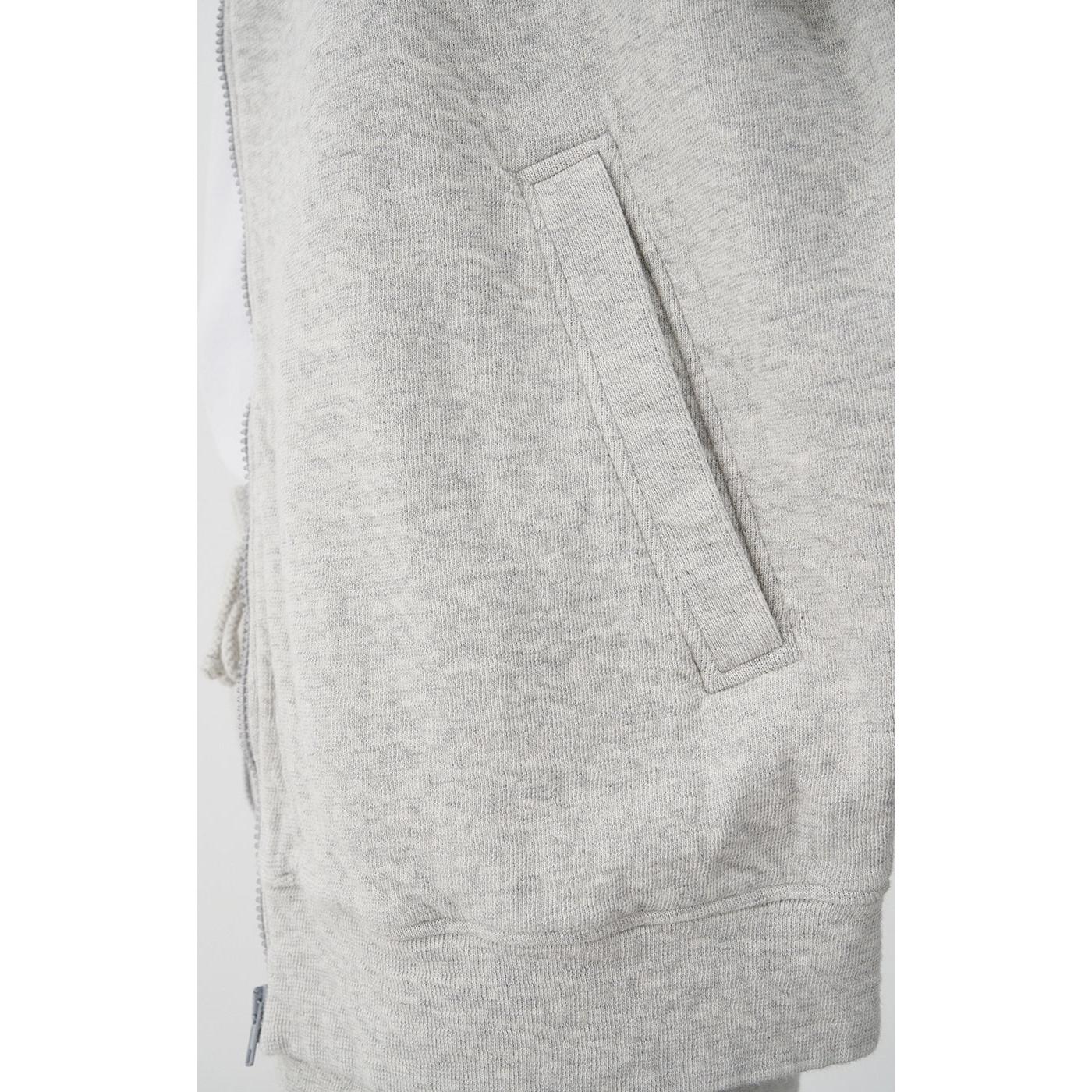 Zip Sweatshirt - Grey Marl - Men