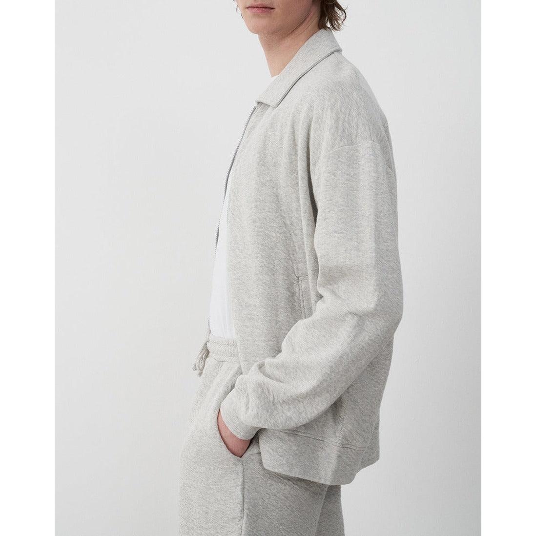 Zip Sweatshirt - Grey Marl - Men