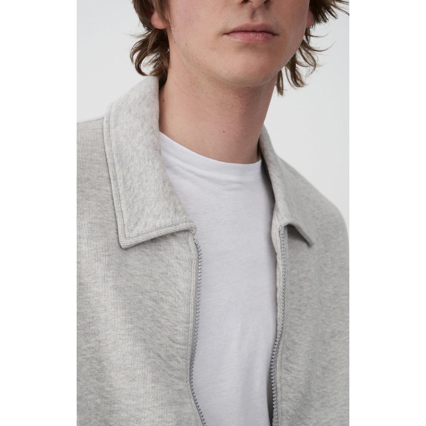 Zip Sweatshirt - Grey Marl - Men