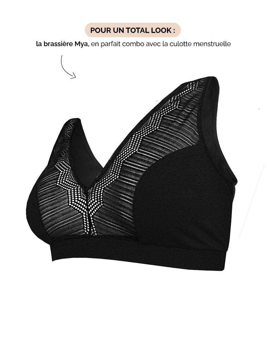 Pack De 2 Culottes Dentelle Anna Flux Moyen - Noir