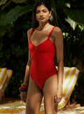 Traje de baño de una pieza Beauty - Rojo