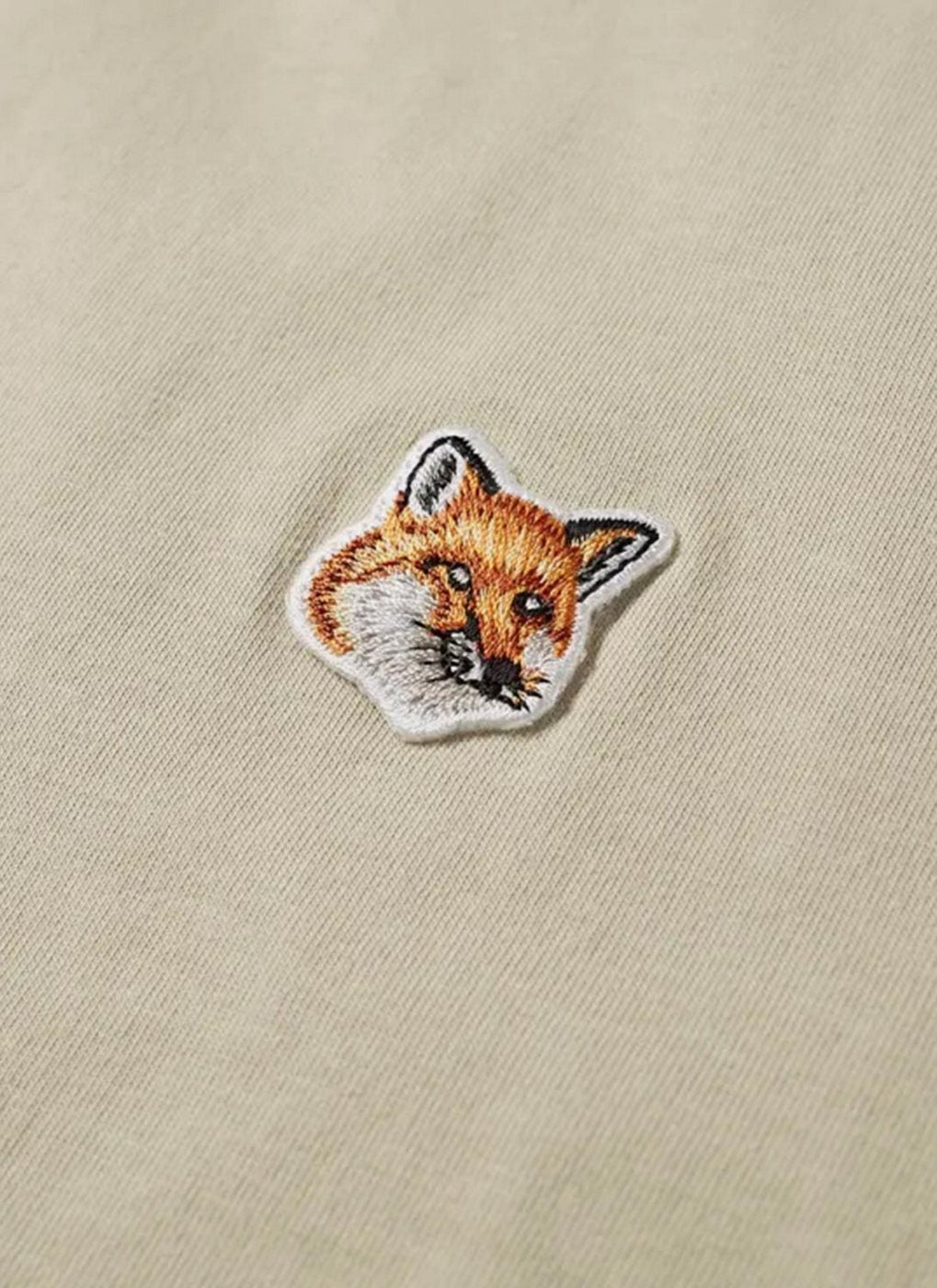 Maison Kitsune - Fox Head Patch Tee-Shirt - Beige - Men