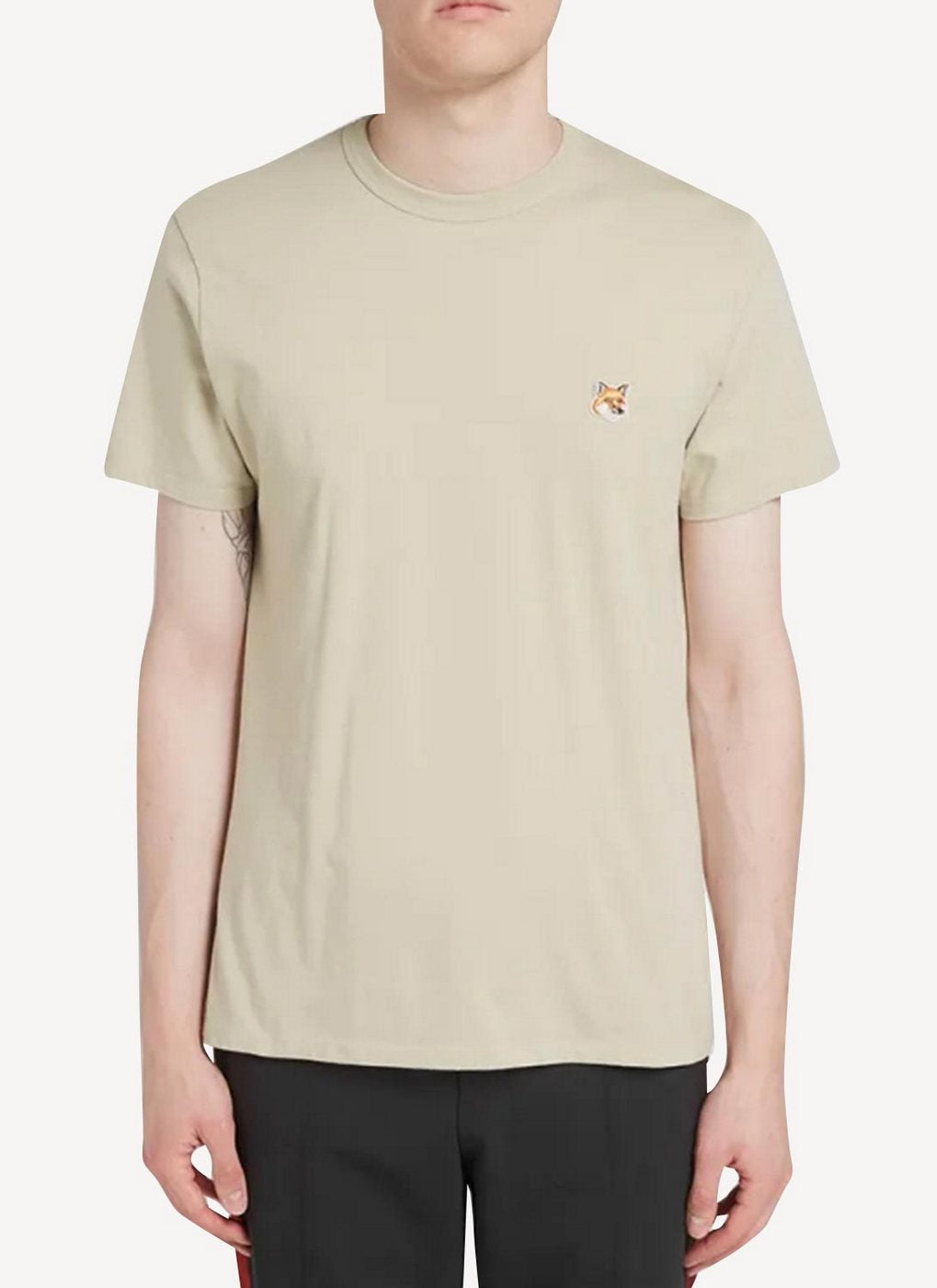 Maison Kitsune - Fox Head Patch Tee-Shirt - Beige - Men