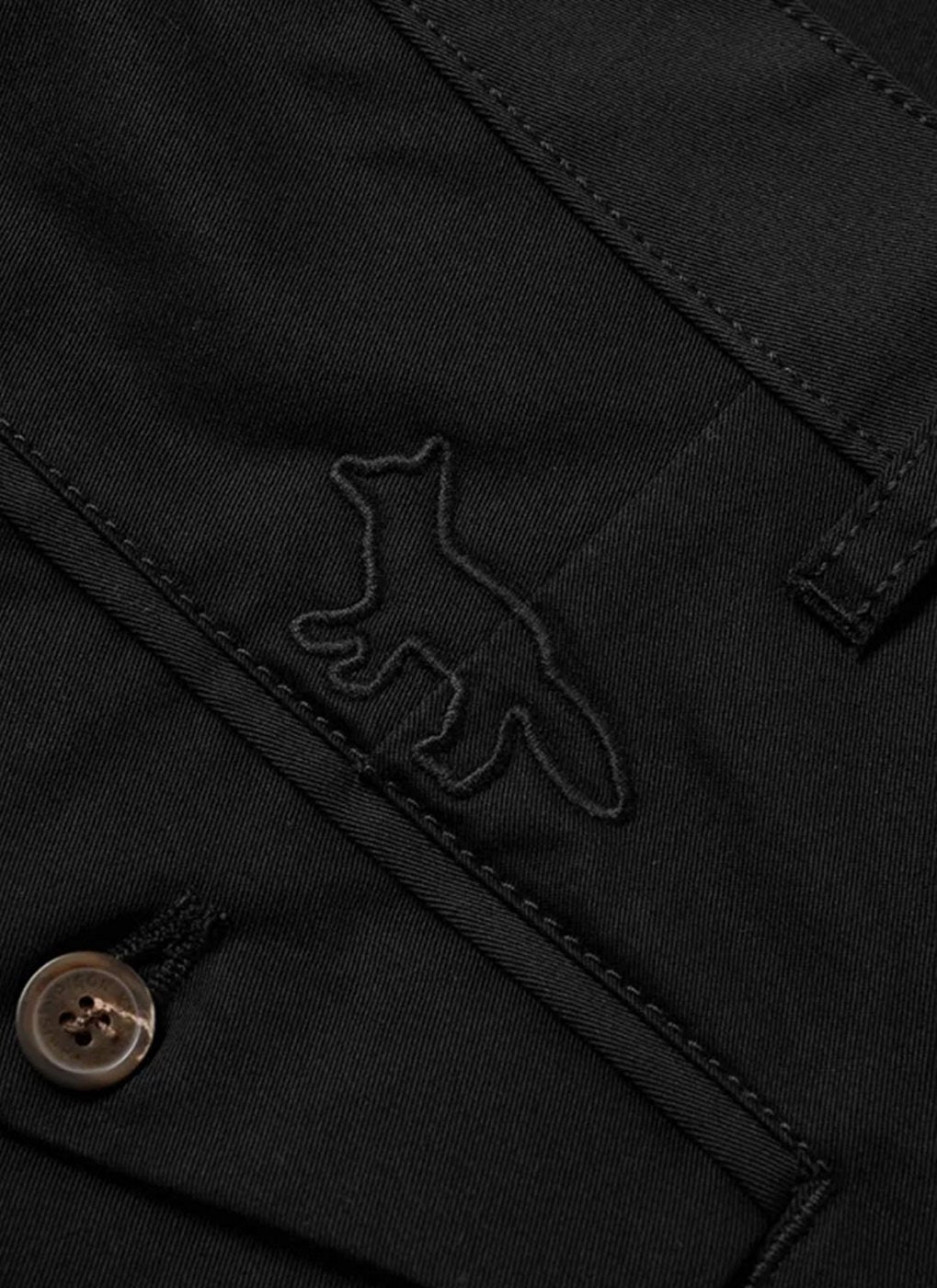Maison Kitsune - Carrot Pants - Black - Homme