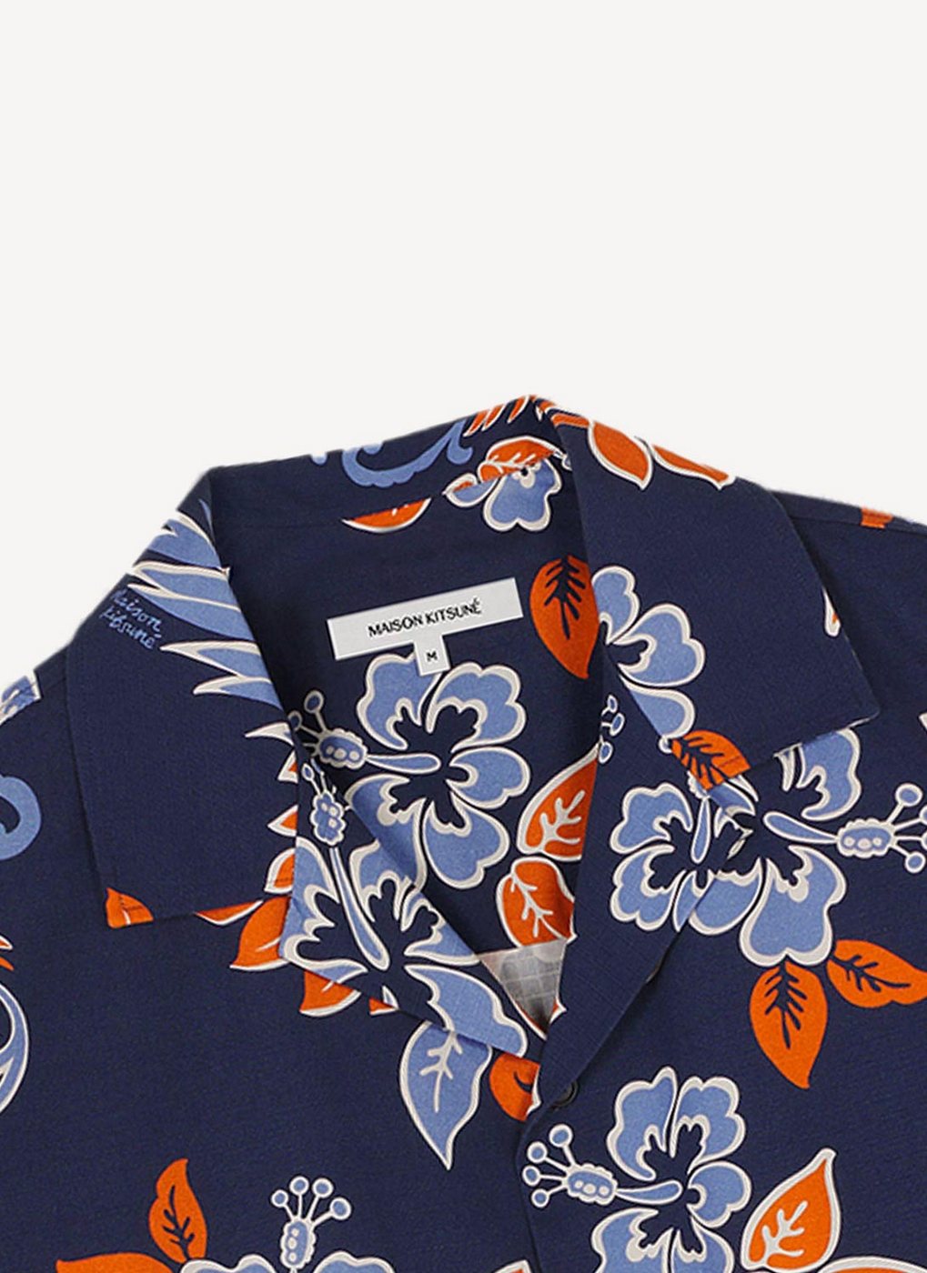 Maison Kitsune - Jungle Classic Shirt - Orange Print - Homme