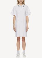 Maison Kitsune - Pique Straight Polo Dress - White - Femme