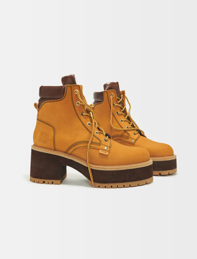 Finen Ankle Boots - Natural