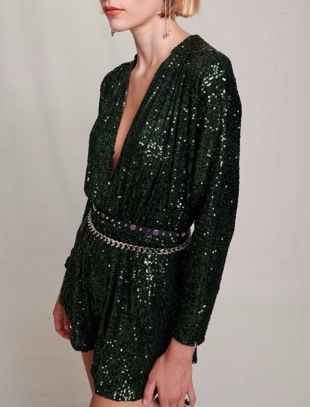 Jumpsuit - Bottle Green