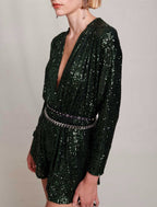 Jumpsuit - Bottle Green